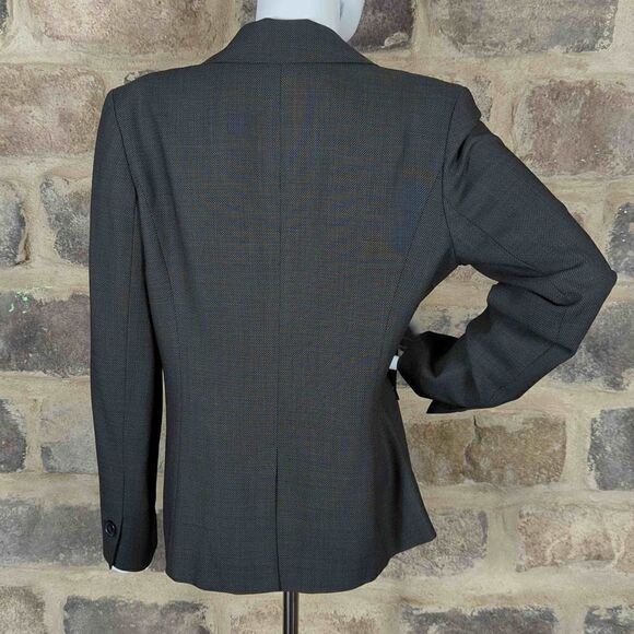 Classiques Entier Atelier Gray Blazer 100% Virgin Wool Woman's Size 10 - Picture 6 of 15